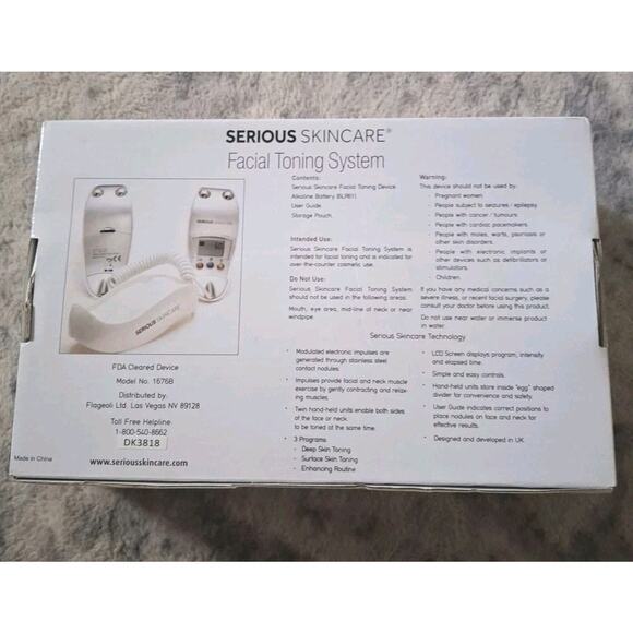 Serious Skincare The Egg Microcurrent+ Facial Toning System Tones & Firms SEALED - Picture 2 of 2